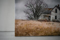Framed Rustic Farmhouse Wall Art Vintage Barn Wall Art Country Field L