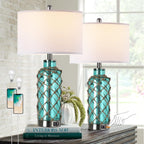 Cottage Nautical Accent Table Lamp Set Of 2