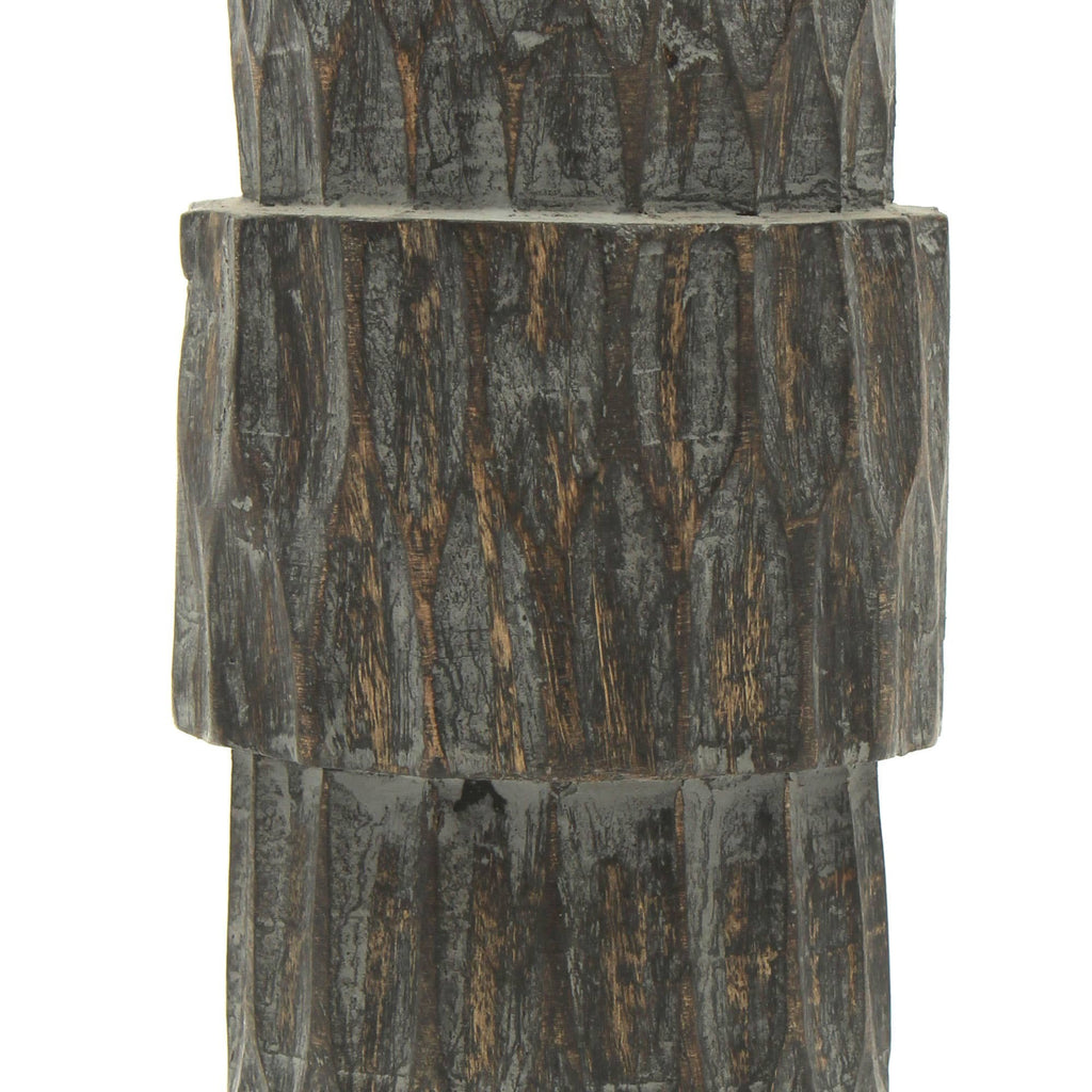 Decorative Wood Centerpiece Candle Holder- 4x8 -Elegant Candle Stand F