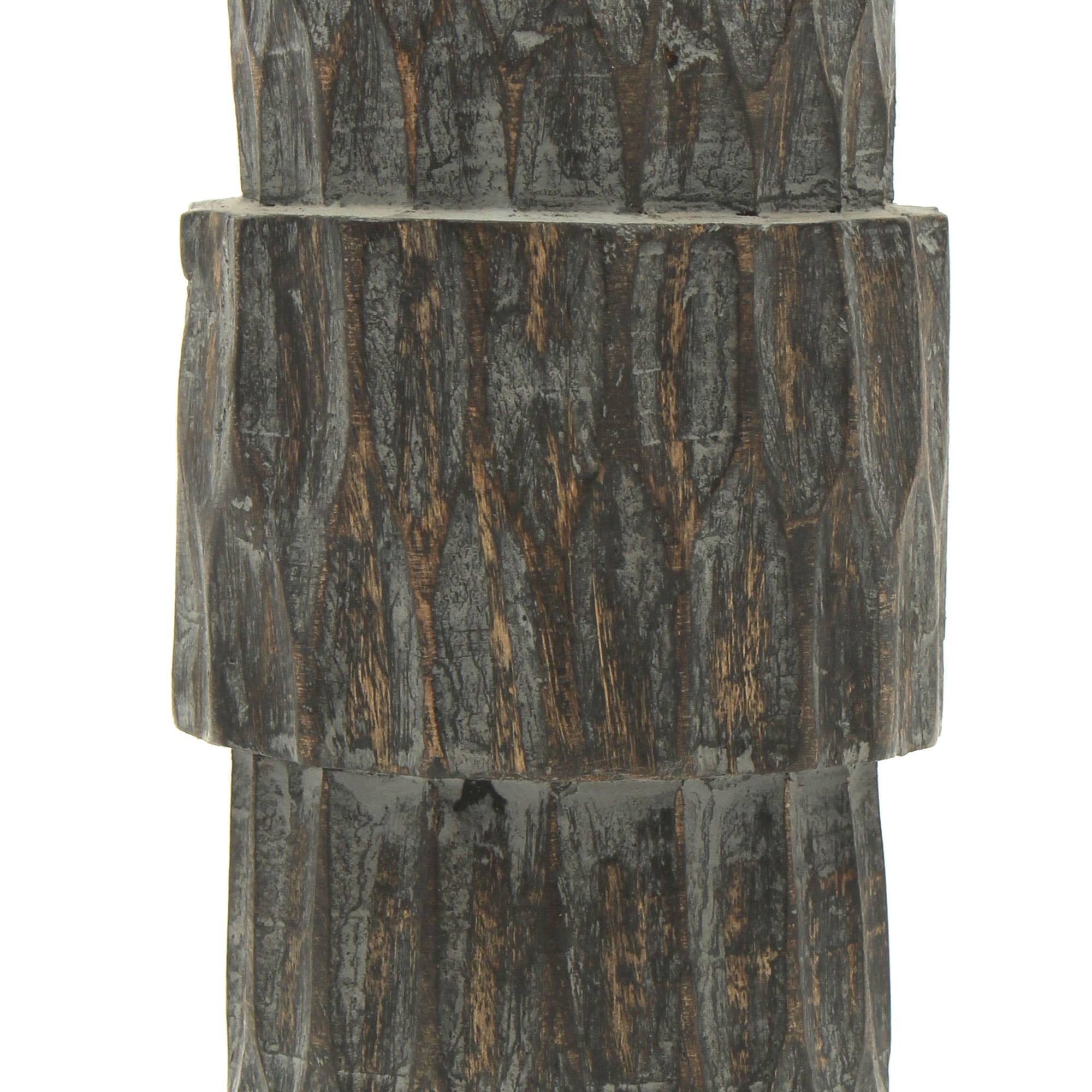 Decorative Wood Centerpiece Candle Holder- 4x8 -Elegant Candle Stand F