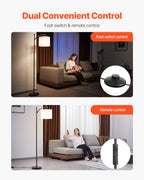 Floor Lamp Dimmable Color Temperature Living Room Lamp With Remote Con