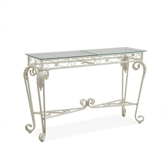 Modern Glass Console Table | 2-Tier Structure