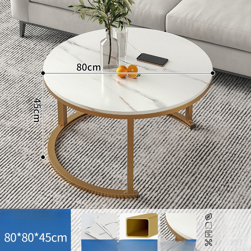 Round Coffee Table | Lift-Top Modern Design