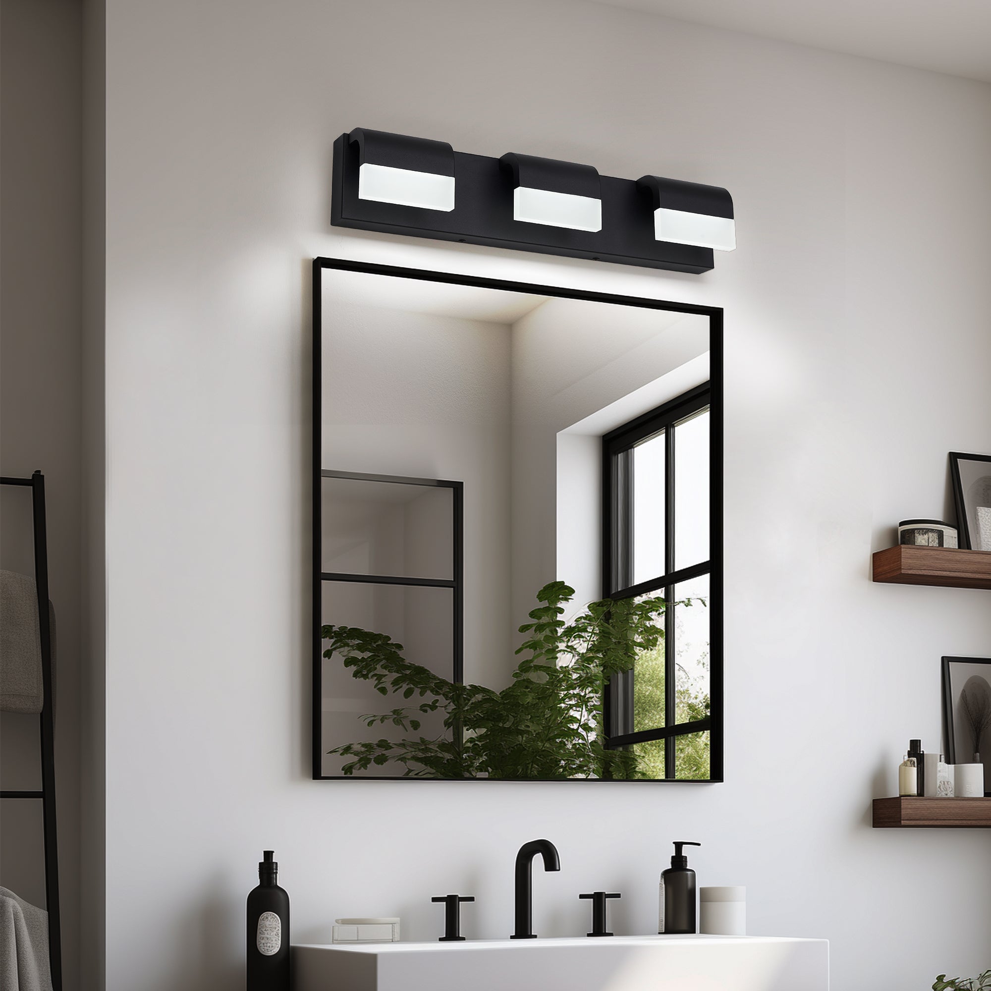 LED Contemporary Vanity Lights Fixture Bathroom Wall Light Over Mirror