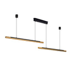 75-inch Modern Black And Gold LED Pendant Light