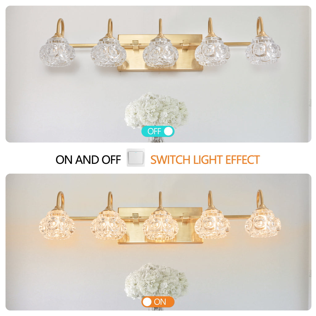 29 Modern Crystal Bathroom Vanity Light
