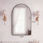 Arched Wall Mirror For Bathroom Over Sink