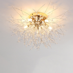 Modern LED Ceiling Light | Crystal Design