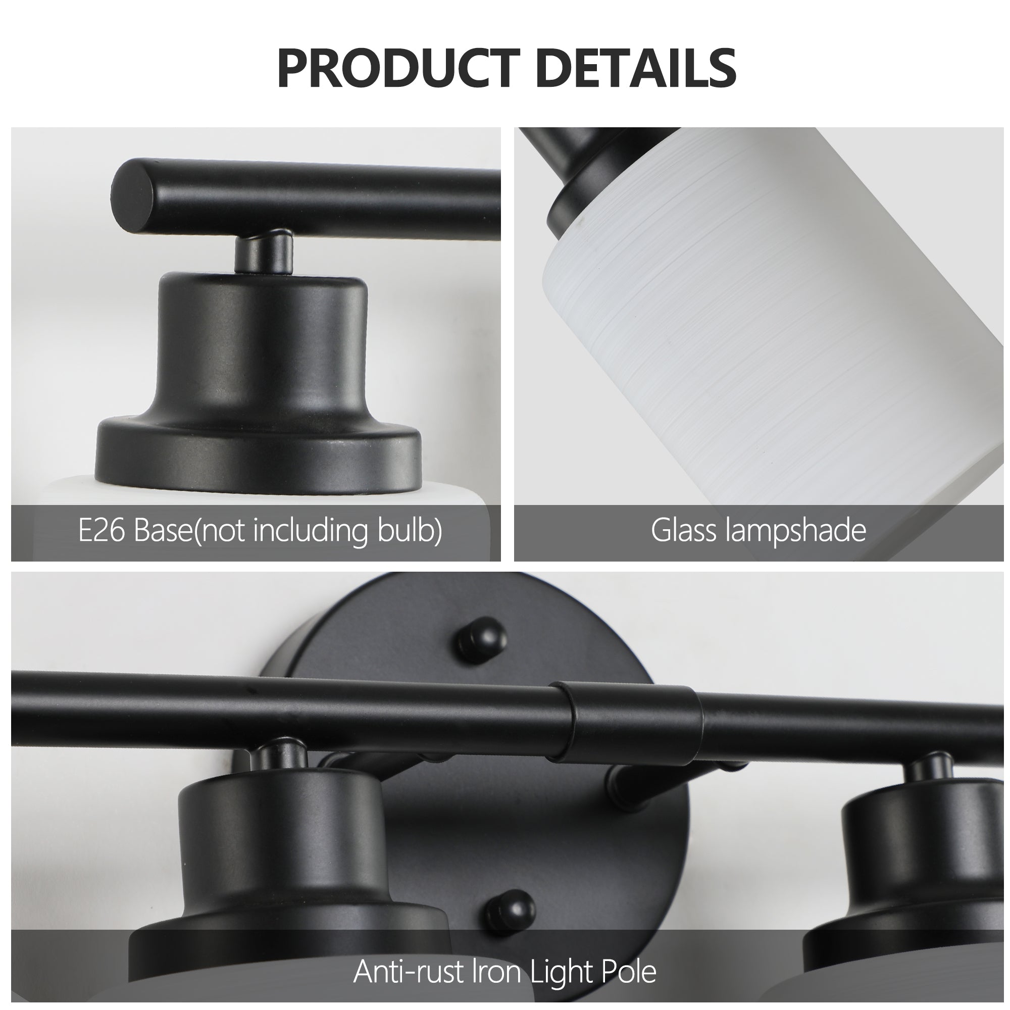 39 Modern 6-Light Vanity Bathroom Mirror Light