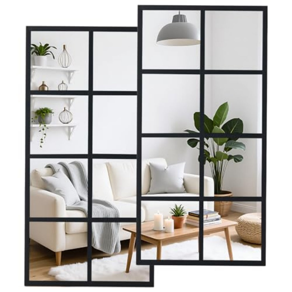 Window Pane Mirror