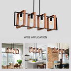4-Light Kitchen Island Lights Pendant Light Farmhouse Dining Room Ligh