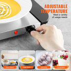 VEVOR Electric Warming Tray Buffet Food Warming W Temp Control Stainle