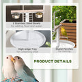 Bird Stand with Wheels