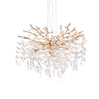 Modern Tree Branch Crystal Chandelier Luxury Gold Crystal Pendant Ligh