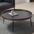 Nordic Round Coffee Table Set | Lift-Top Design