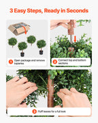 Artificial Topiary Boxwood Double Ball