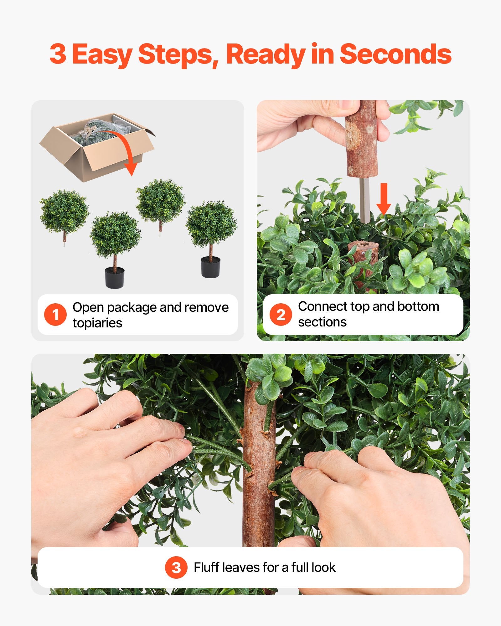 Artificial Topiary Boxwood Double Ball