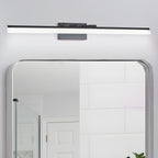 39 Inch Modern LED Bathroom Vanity Light -Sleek Black Metal Wall Light