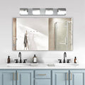 Modern Bathroom Vanity Lighting 4-Light LED Vanity Lights Over Mirror