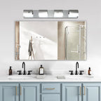 Modern Bathroom Vanity Lighting 4-Light LED Vanity Lights Over Mirror