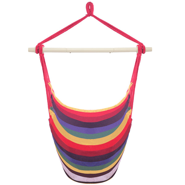 Rainbow Bar Pillow Hanging Chair Polyester Cotton Belt 2pcs Pillow