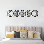 Crescent Moon Wall Art Set Of 5