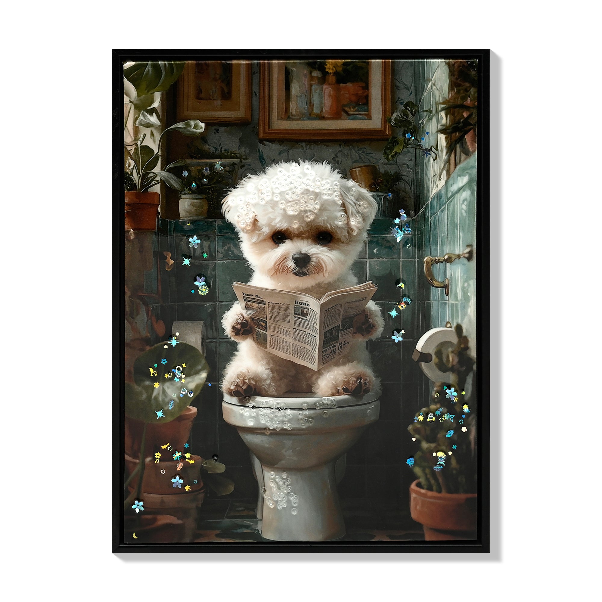 Framed Bathroom Decor