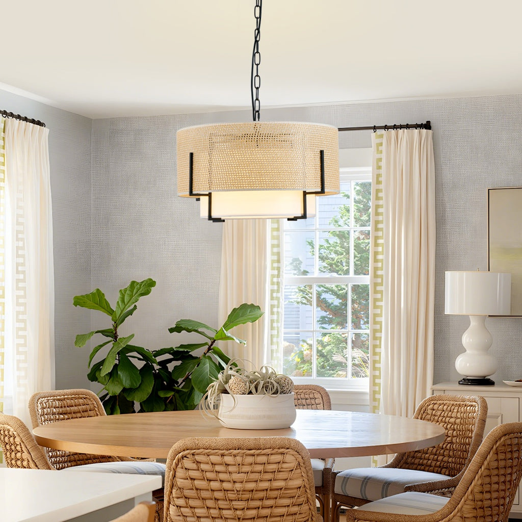 19.7in Farmhouse Boho Chandelier