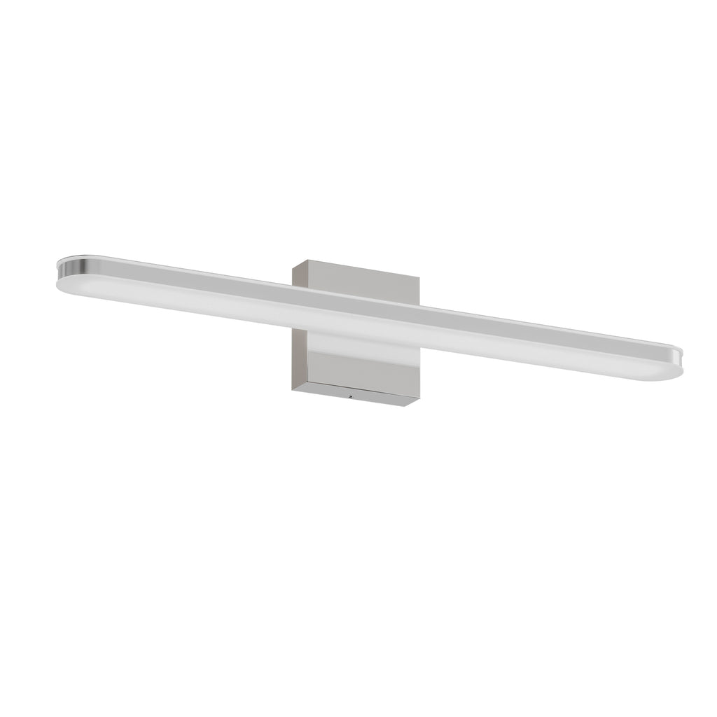 Modern Bathroom Light Fixtures Dimmable LED Vanity Lights Chrome Lamps
