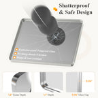 Wall Mirror With Rectangular Metal Frame