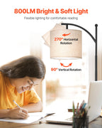 Floor Lamp Dimmable Color Temperature Living Room Lamp With Remote Con