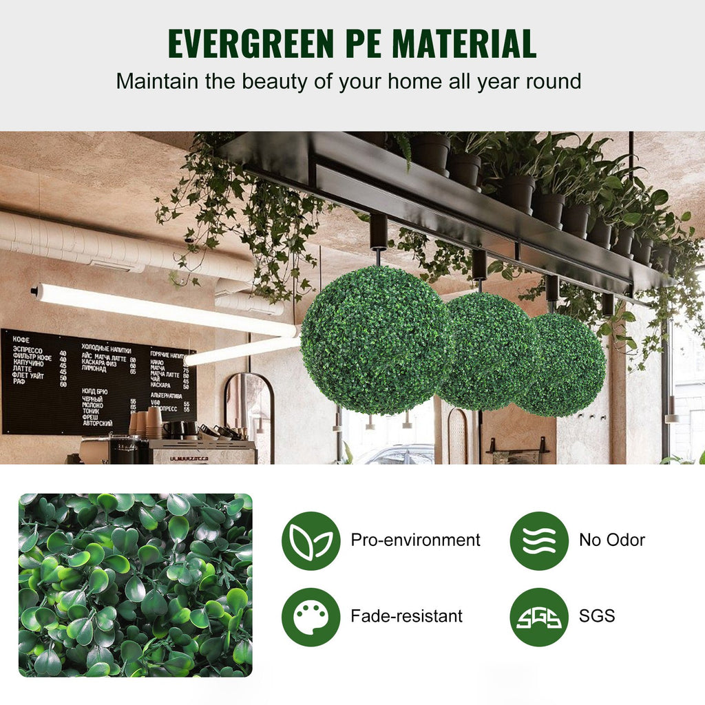 VEVOR Artificial Topiaries Boxwood Trees