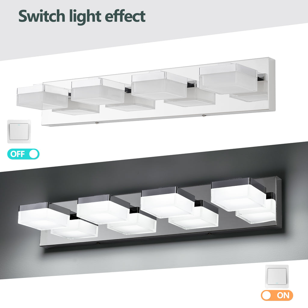 Modern Chrome LED Vanity Light