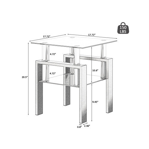 Metal Frame Coffee Table | Lift-Top
