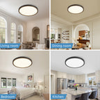 6PK 12 Inch Dimmable LED Flush Mount Ceiling Light