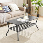 Retro Coffee Table Set | 2-Layer Structure