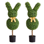 Artificial Topiary Bunny-Shape Boxwood Ball