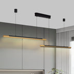 75-inch Modern Black And Gold LED Pendant Light