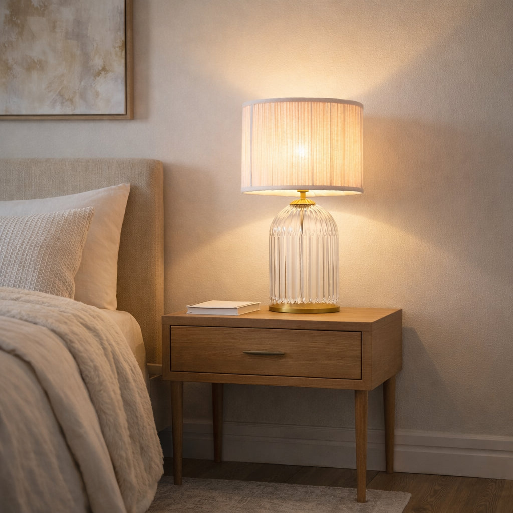 Bedroom Table Lamp Nordic Home Creative Romantic Warm Solid Wood Study