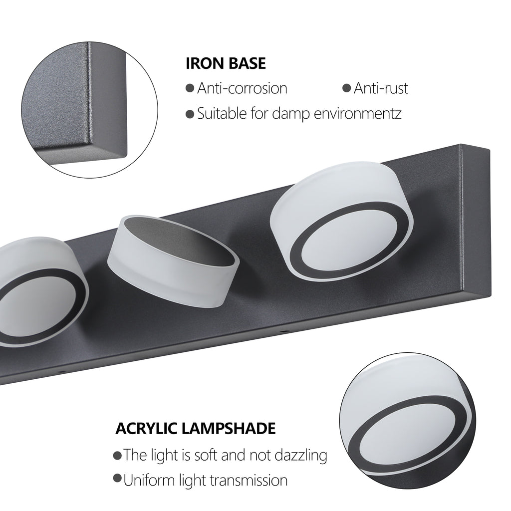 29in Modern 4-Light LED Vanity Light