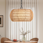 18inch Farmhouse Pendant Light With Adjustable Height