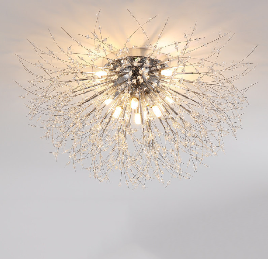 Modern LED Ceiling Light | Crystal Design