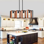 Rustic 4-Light Chandelier | Pendant Design