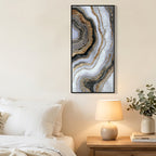 Black And Gold Abstract Wall Art Small Size Home Wall Decoration Moder