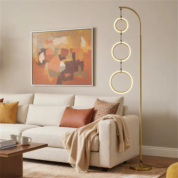 3-Circle LED Floor Lamp