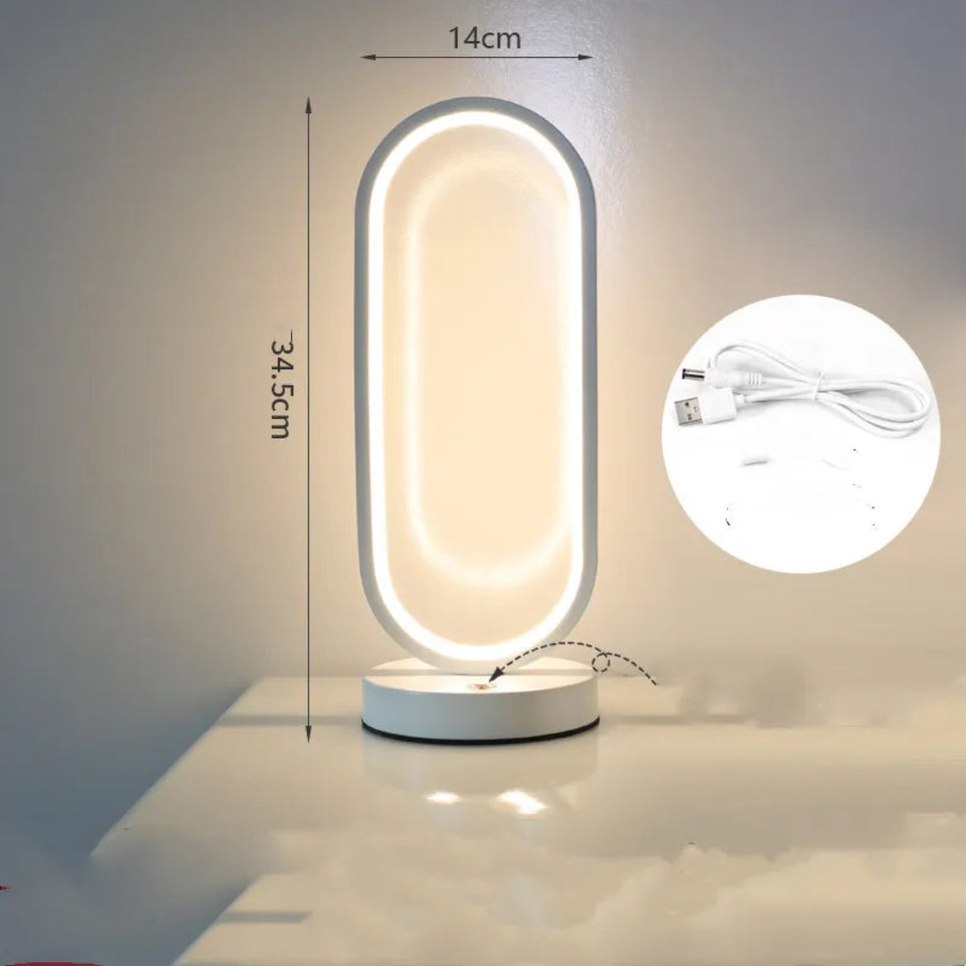 Remote Control Bedside Lamp | Modern Design