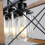 Vintage 5-Light Chandelier | Farmhouse Design