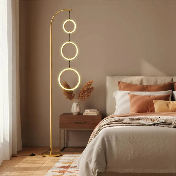 3-Circle LED Floor Lamp