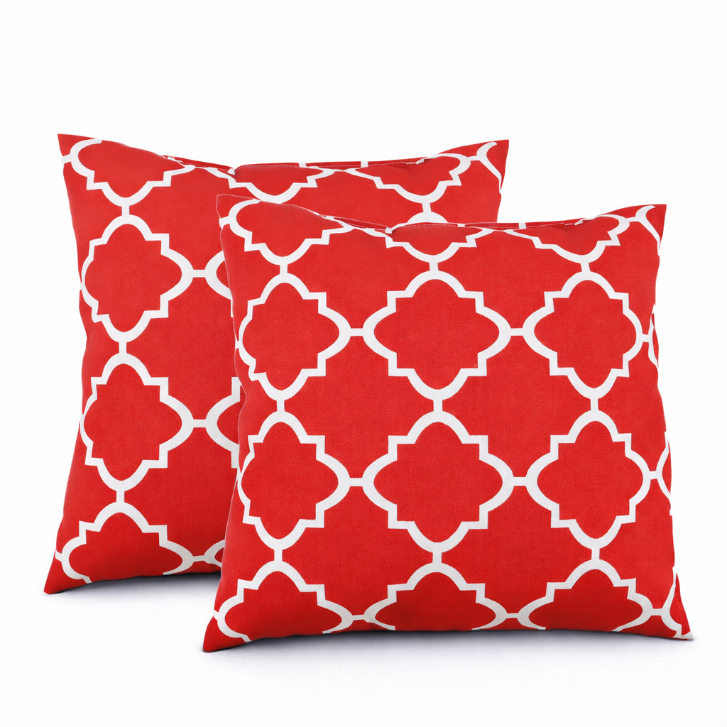 2 Pack Outdoor Throw Pillows