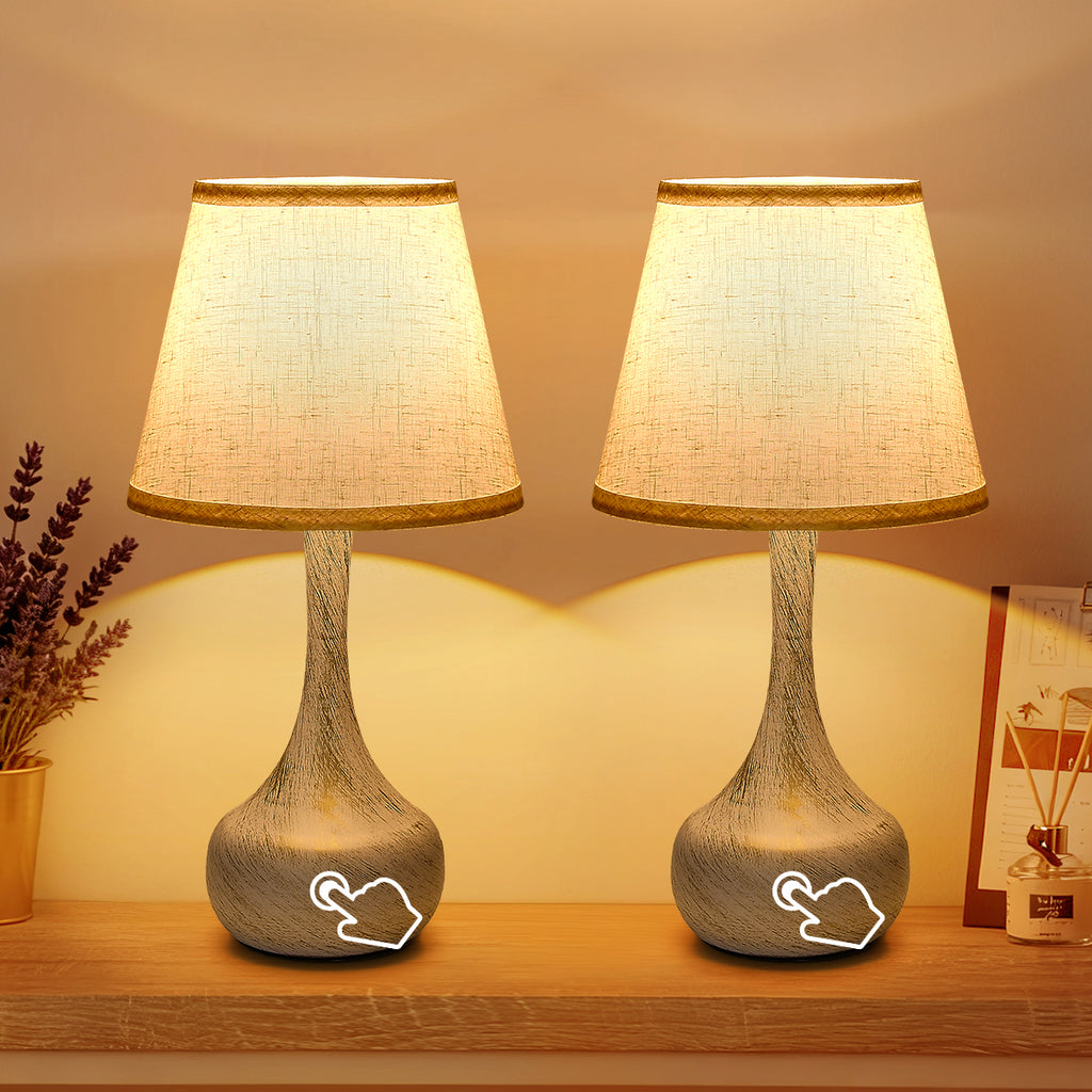 Touch Bedside Lamp Set Of 2
